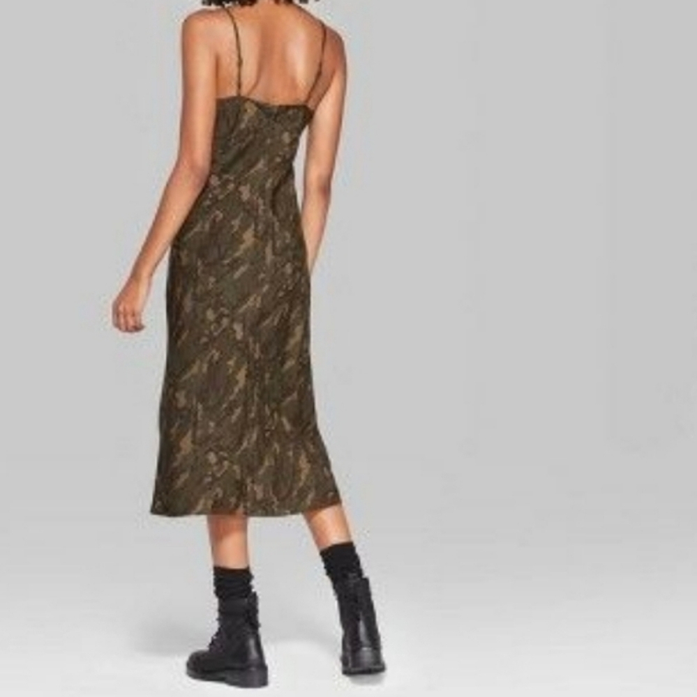 SLIP DRESS CAMO - Picture 2 of 3